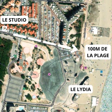 Appartement A 100M De La Plage - Terrasse & Parking Prive 르발카레스 외부 사진