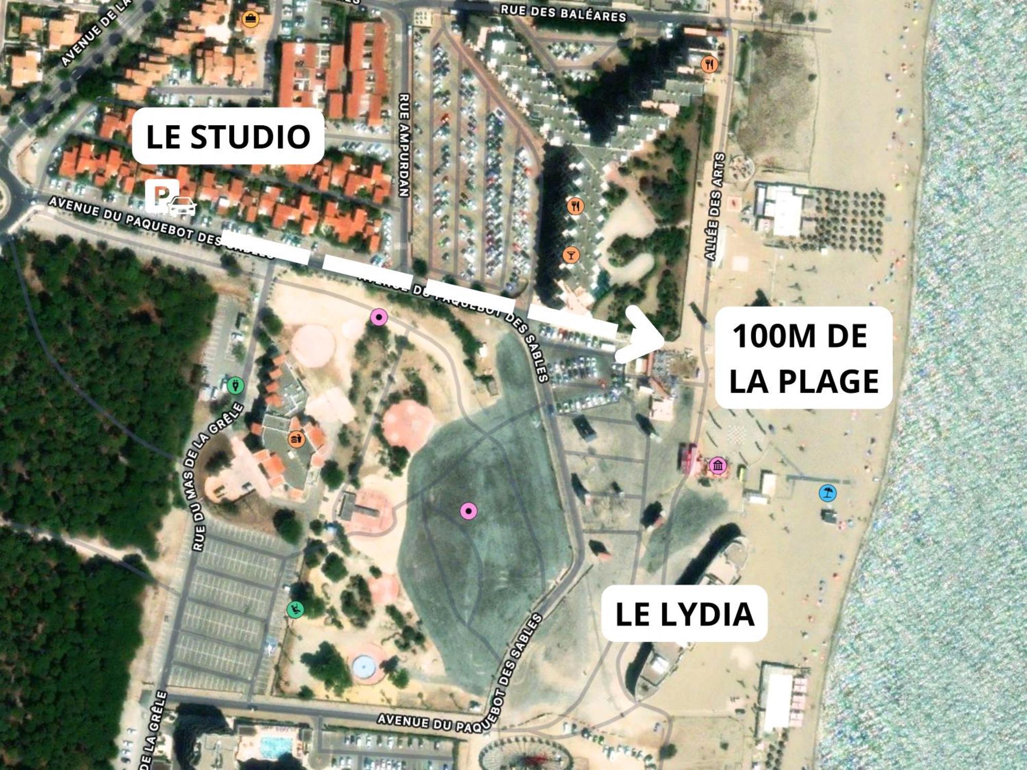Appartement A 100M De La Plage - Terrasse & Parking Prive 르발카레스 외부 사진